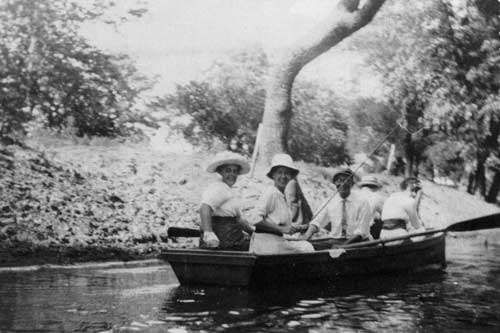 Bess Truman fishing